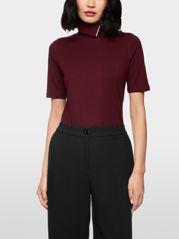 Turtleneck T-shirt