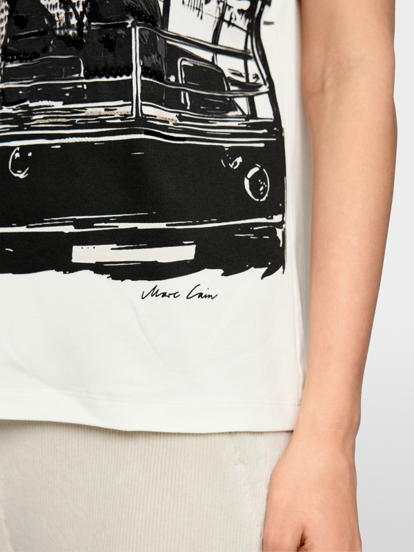 T-shirt avec imprimé panthère