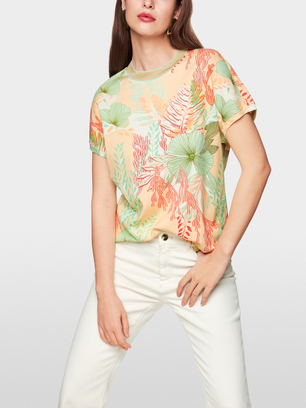T-shirt à imprimé floral