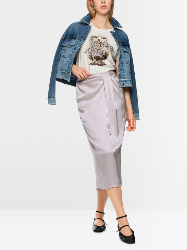 Flowing maxi skirt