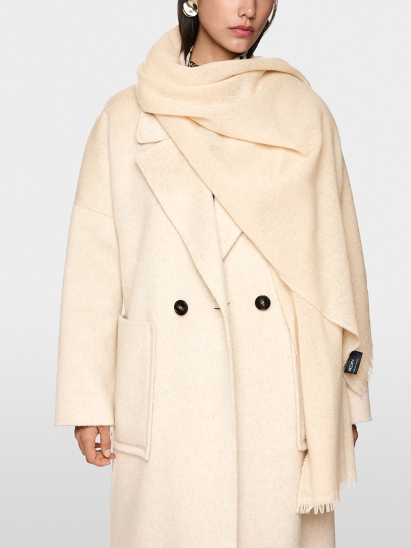 Cashmere and new wool scarf