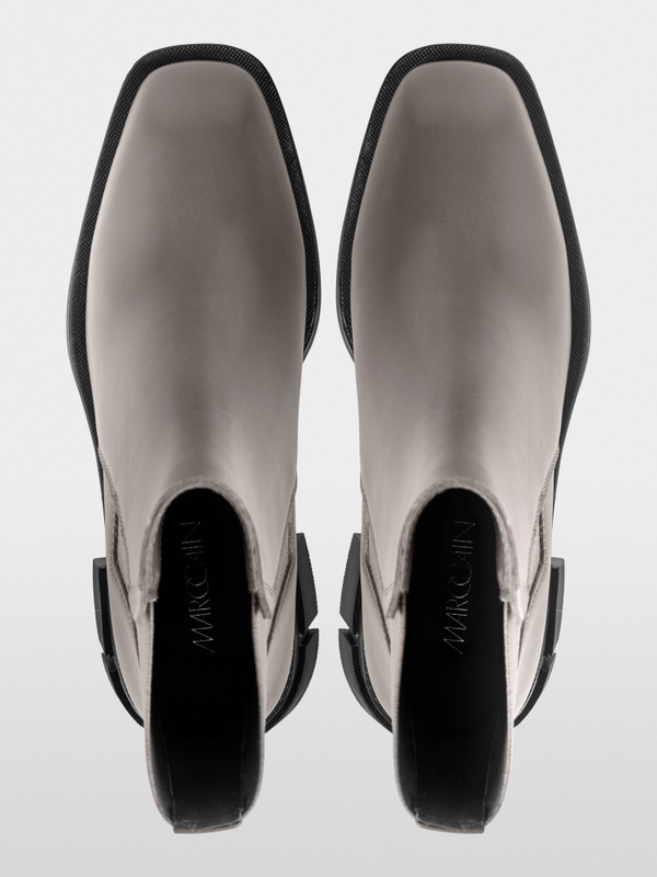 Bottines Chelsea à talons larges
