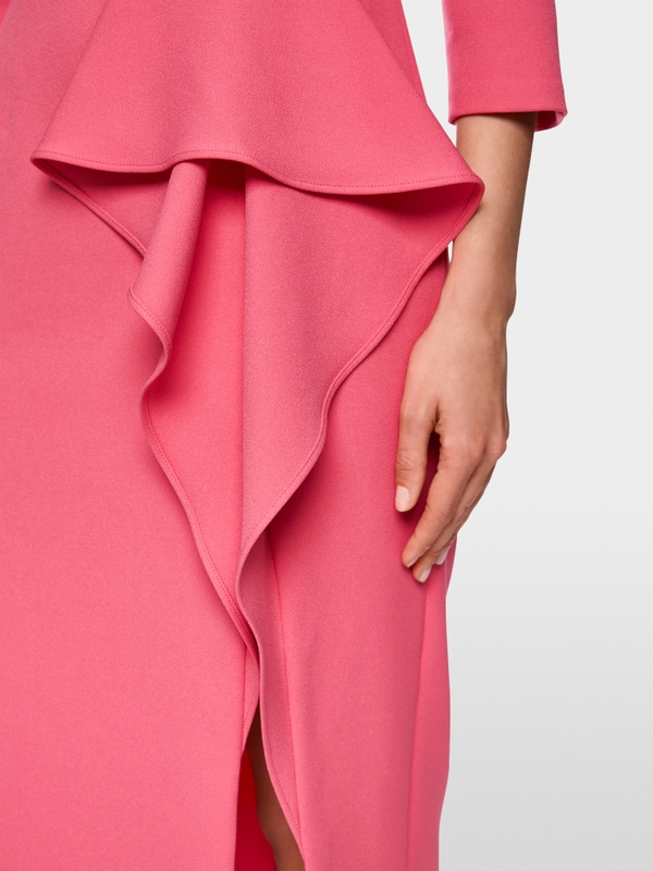 Kleid mit breitem Volant