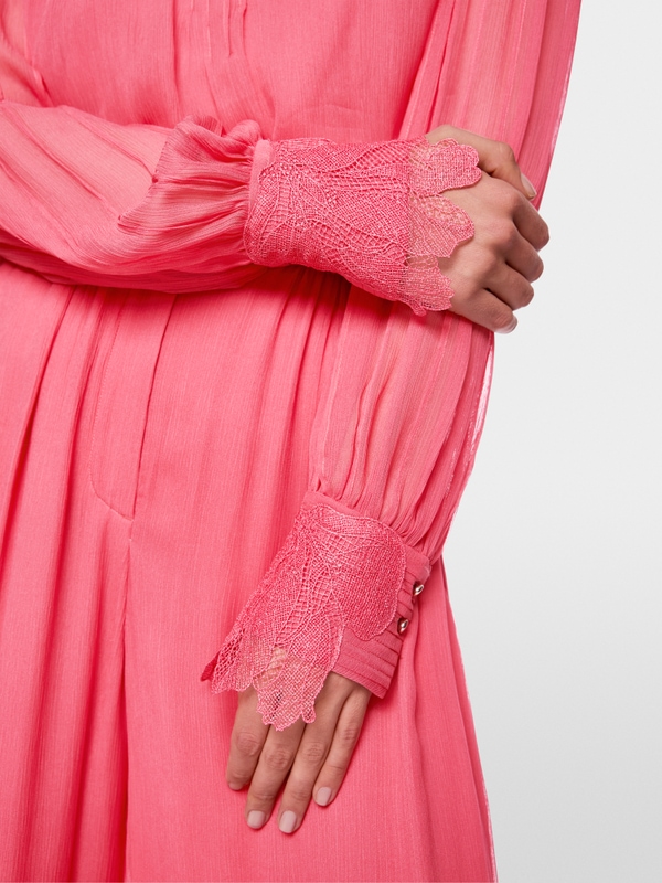 Bluse aus zartem Viskose-Crêpe