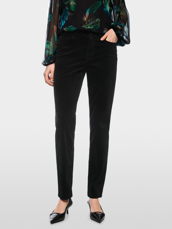 SILEA slim fit velvet trousers