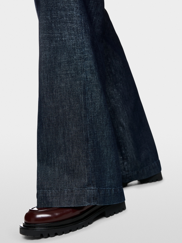 Jean large WARRI à effet pailleté