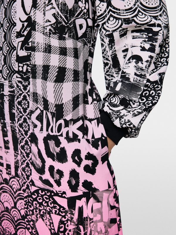 Jurk met all-over print
