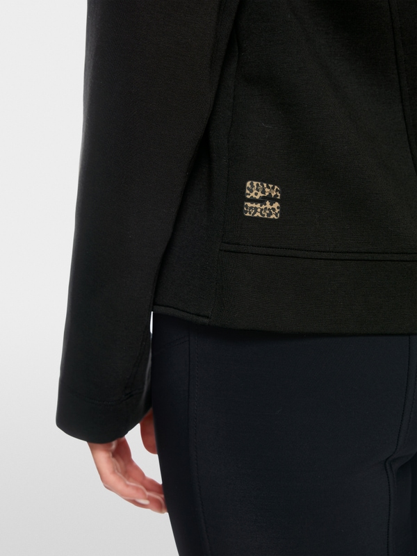 Single-breasted blazer in beaver