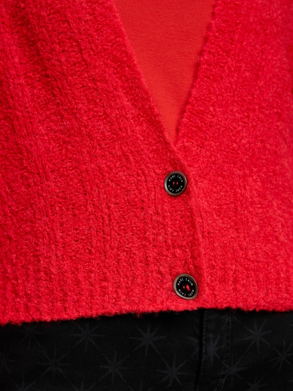 Nahtloser Cardigan – "Knitted in Germany"
