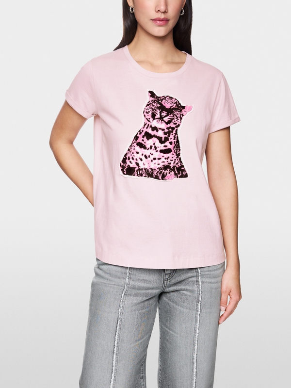 Baumwollshirt mit Aufdruck