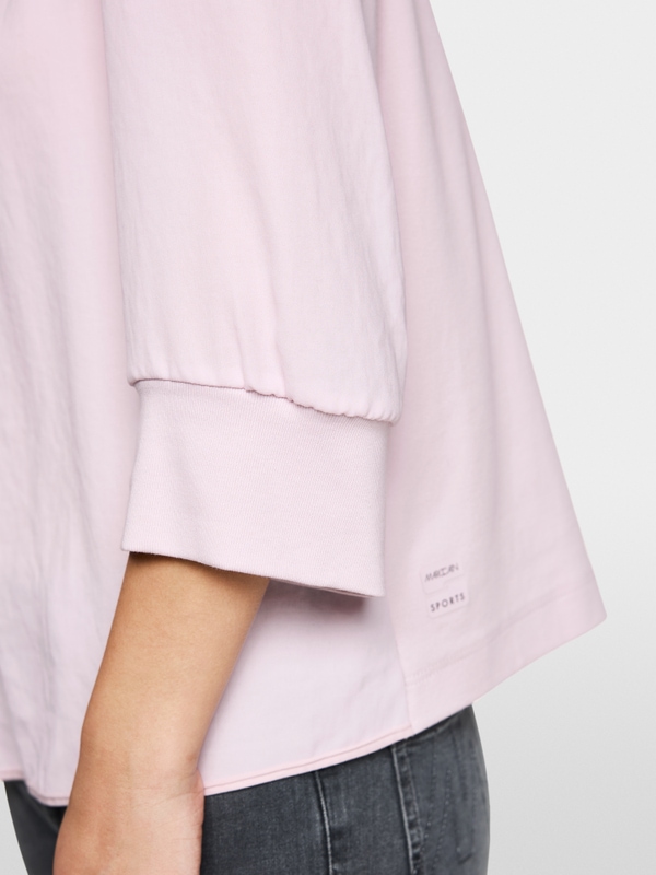 Blusenshirt aus Materialmix