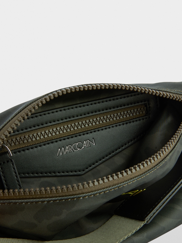 Petit sac à bandoulière léopard en nylon