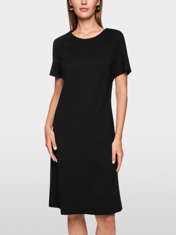 Jurk van viscose-stretch