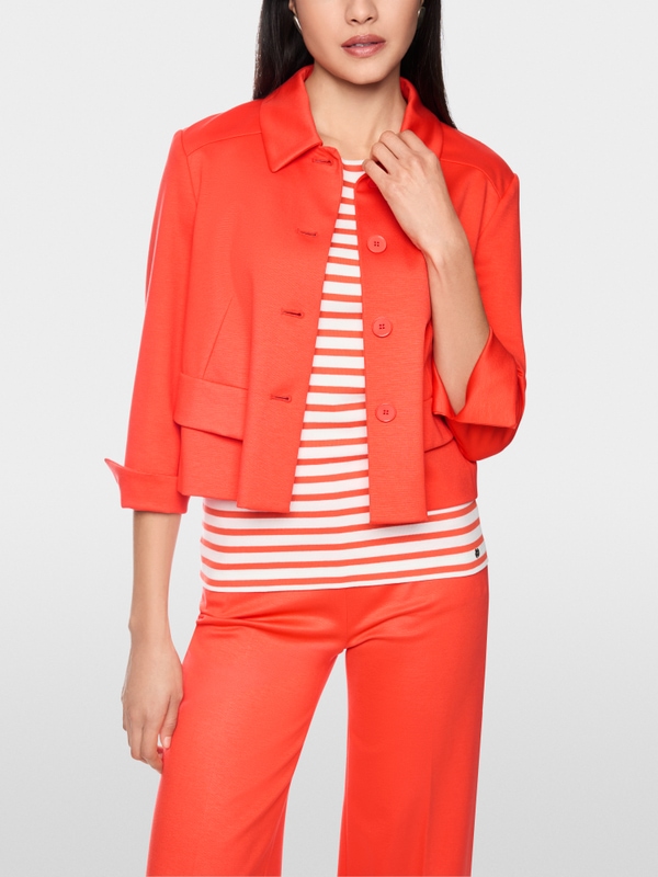 Short jacket with Kent collar