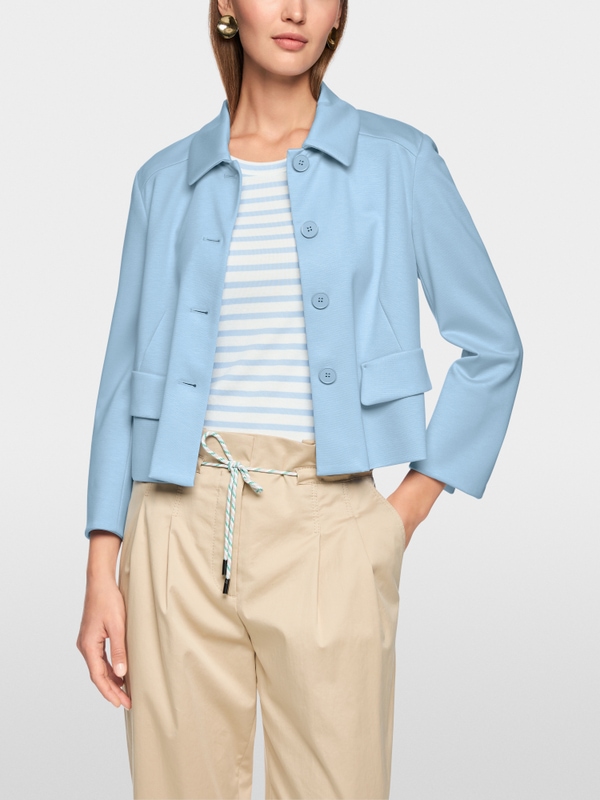 Veste courte avec col Kent