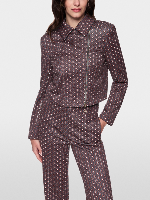 Jacke aus Scuba-Jersey