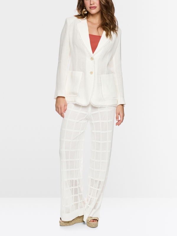 Summer blazer made of linen and viscose