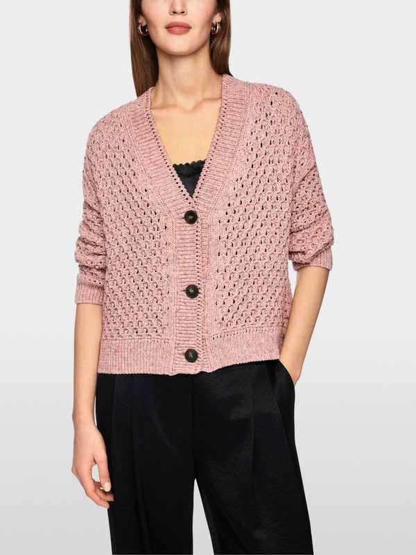 Ajour cardigan Knitted in Germany