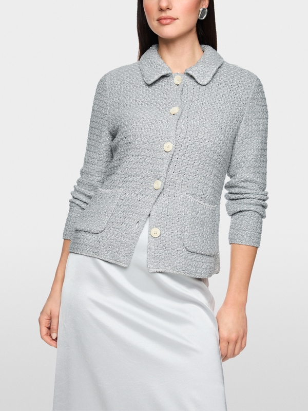 ‘Knitted in Germany’ knitted cardigan