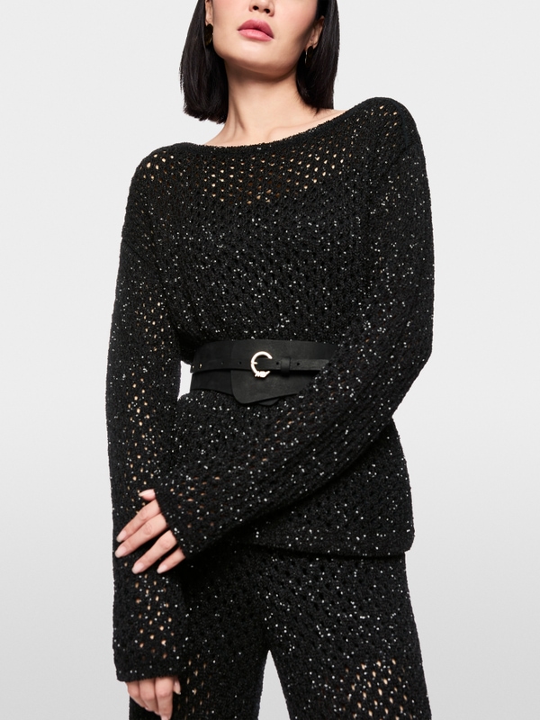 Pull en maille « Knitted in Germany »