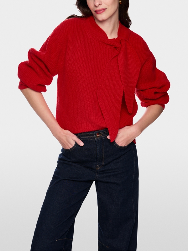 Grobstrickpullover "Rethink Together"