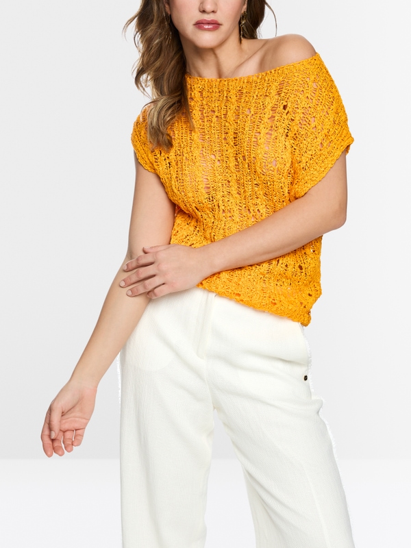 ‘Rethink Together’ openwork jumper