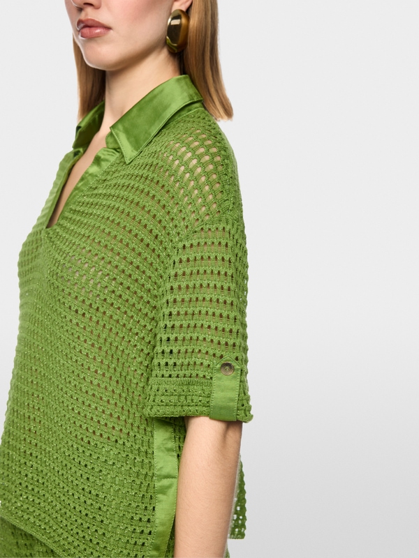 ‘Rethink Together’ openwork sweater