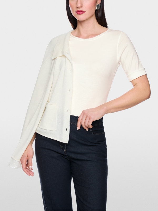 Stretch cotton shirt