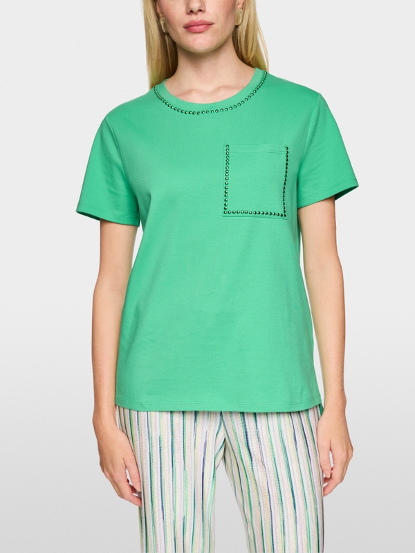 T-shirt en coton stretch