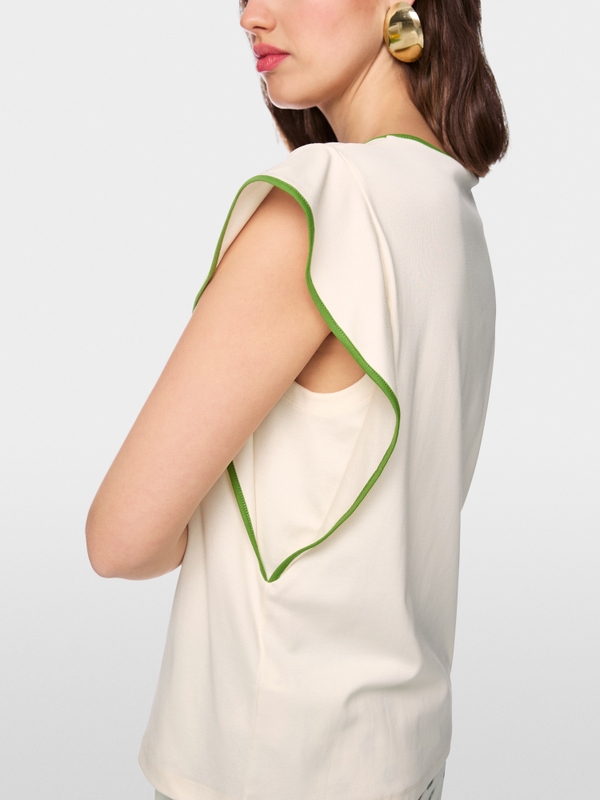 Feminine cotton stretch shirt