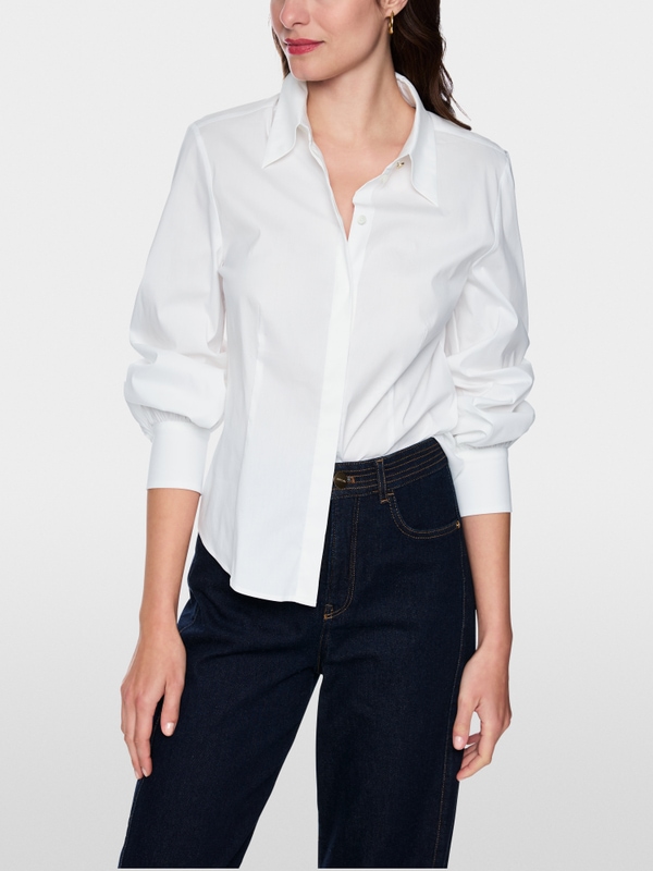 Chemisier blanc revisité