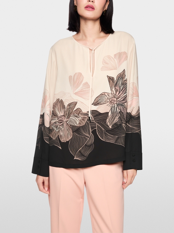 ‘Rethink Together’ floral print blouse