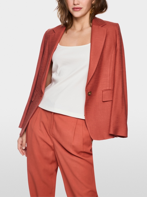 Ribbed top made from modal stretch