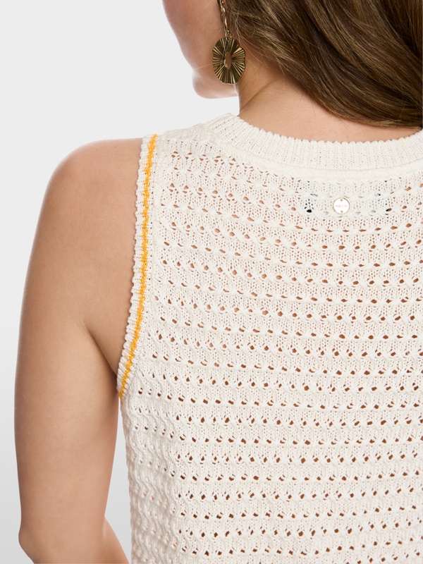 ‘Knitted in Germany’ shells motif top