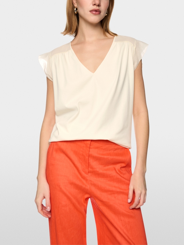 Cotton stretch top