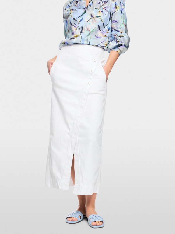 ‘Rethink Together’ denim skirt