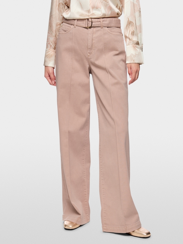 WARRI wide jeans with rhinestone cord