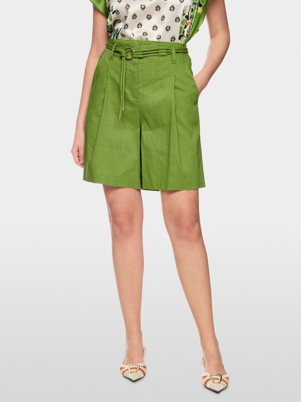 WARANGAL linen blend shorts