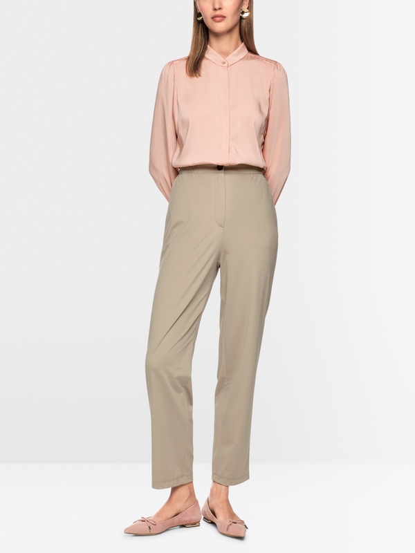 FRANCA pants with paperbag waistband