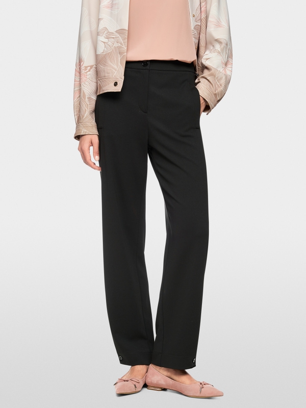 RENTON relaxed fit pants with hem detail
