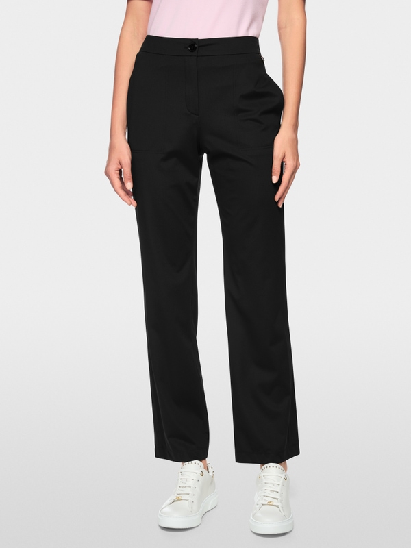 Pantalon en tissu FENDOU avec poches cousues