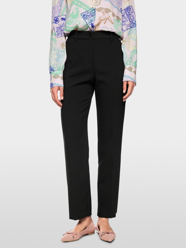 FENDOU fabric pants with straight cut