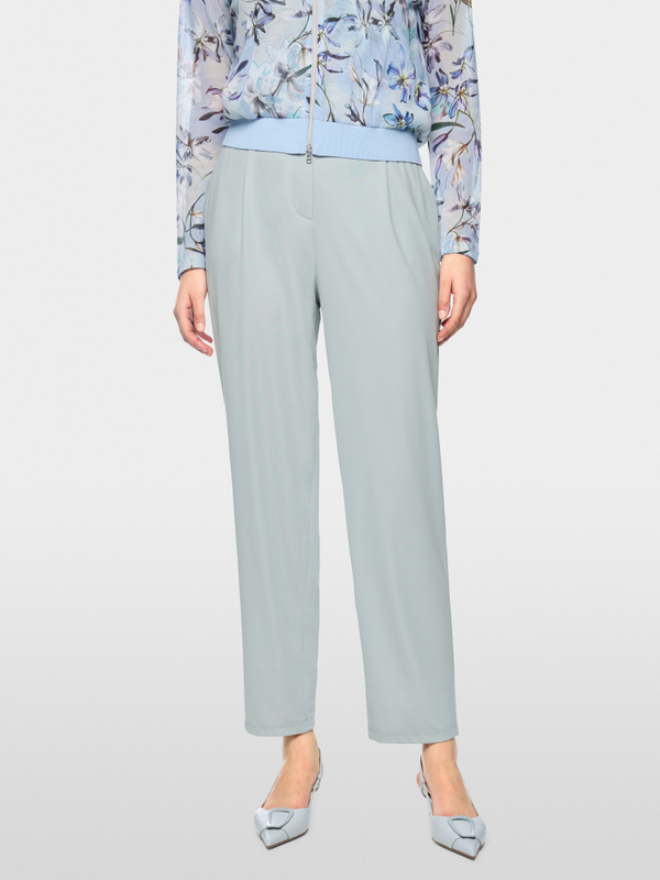 FAQUS high-waist stretch trousers