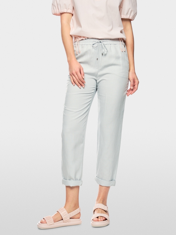 RHODOS viscose-linen jogging trousers