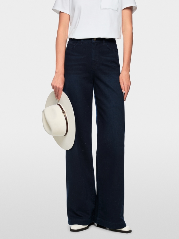 WARRI wide-cut jeans with high waistband