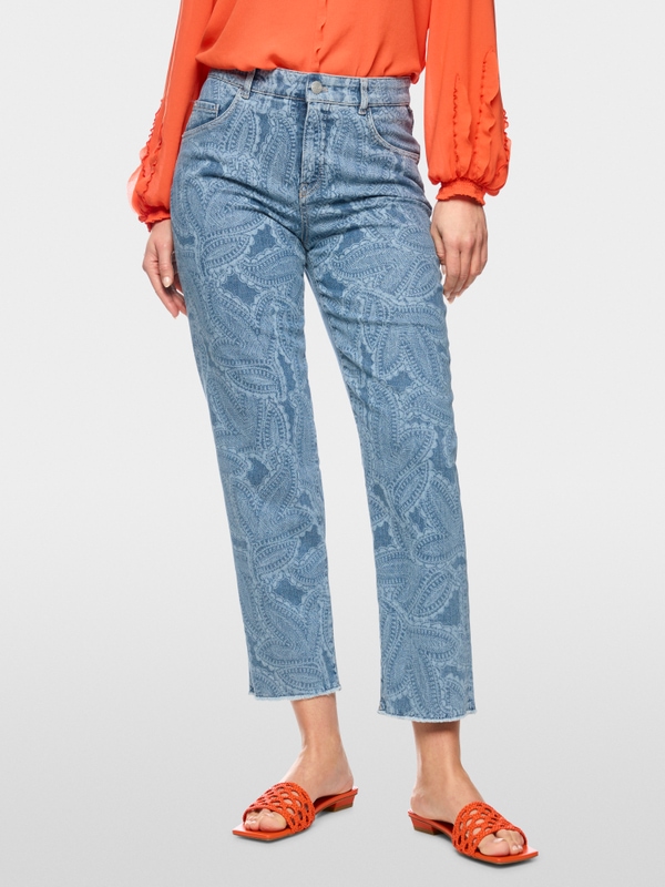 ROHA jeans with paisley pattern
