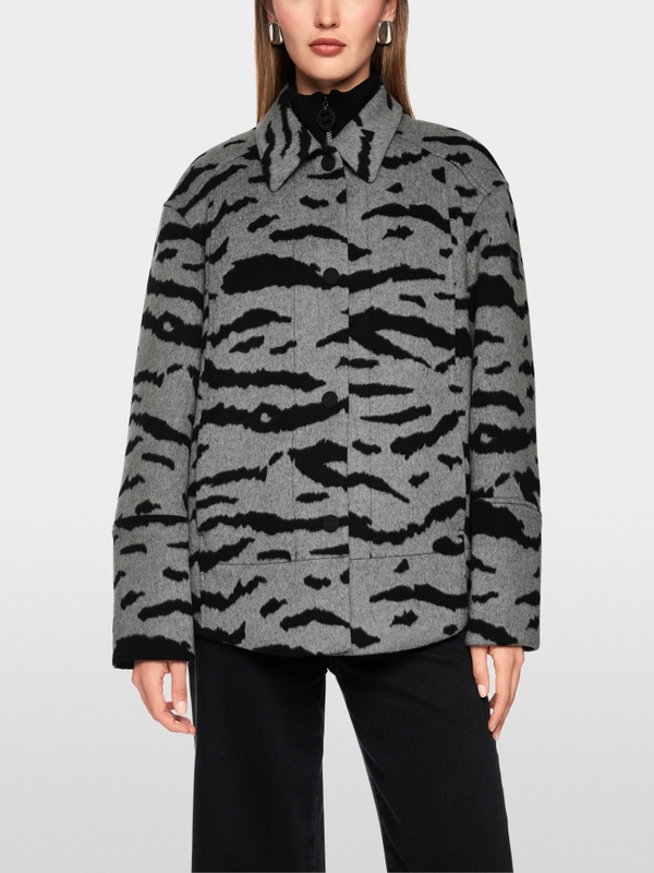 Chemise à imprimé animalier