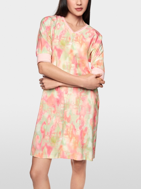 ‘Rethink Together’ dress with print