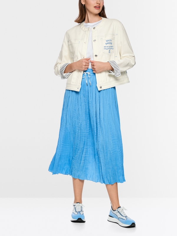 Veste en jean style marin