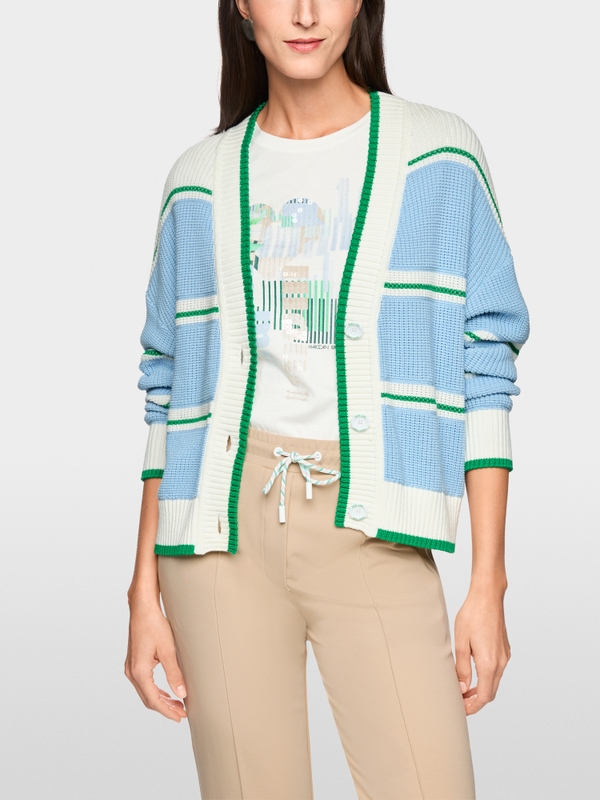 ‘Knitted in Germany’ chunky cardigan